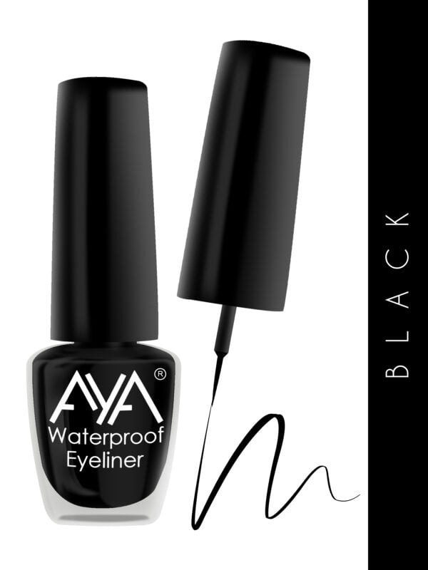 AYA 24 Hrs Long Lasting & Waterproof Eyeliner, Set of 2 Black and Metallic Blue - Image 2