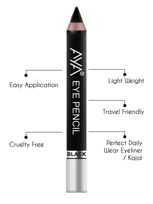 AYA Eye Pencil For Kajal / Eyeliner? - Black? - Image 2