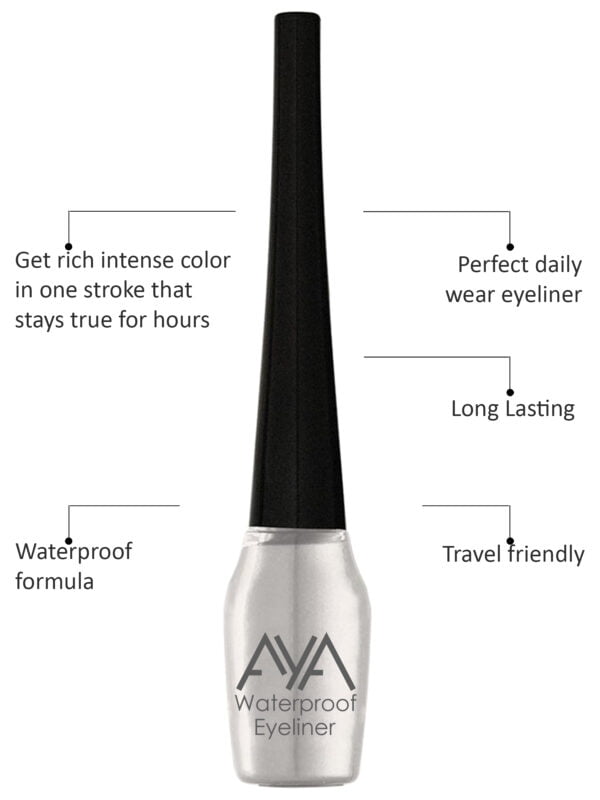AYA Waterproof Eyeliner, White (5 ml) - Image 2