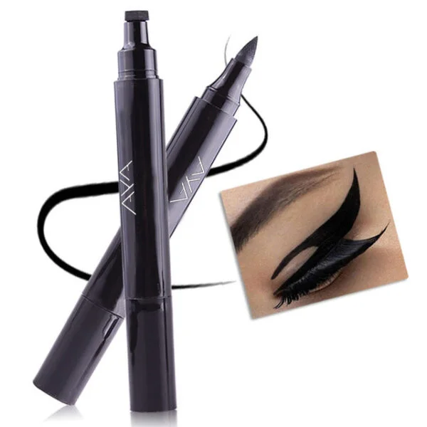 AYA Professional Make Up Magic Eyeliner & Seal Eyeliner, Black (3.5 ml) - Image 2