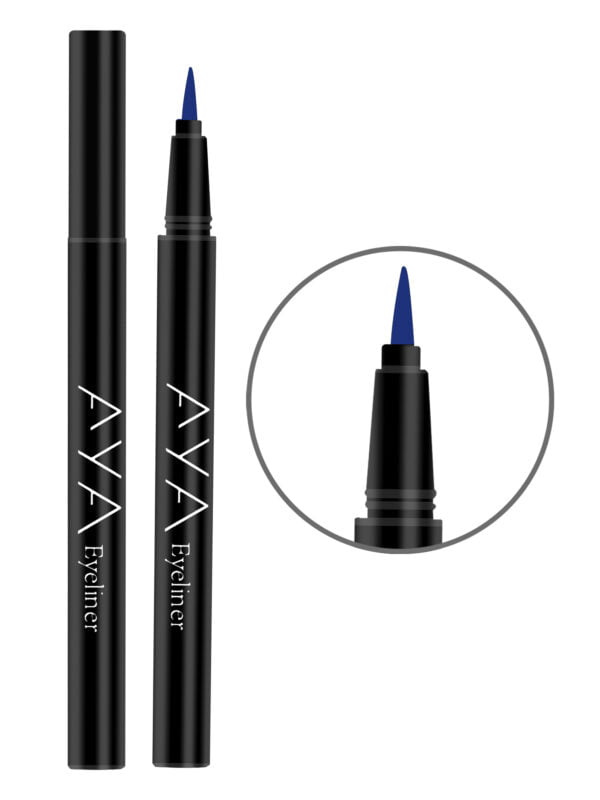 AYA Waterproof Long Lasting Eyeliner, Blue, 1.5ml - Image 3