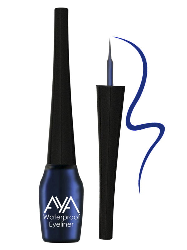 AYA Waterproof Eyeliner, Blue (5 ml) - Image 3