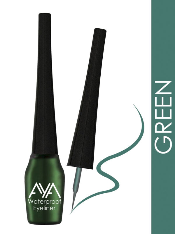 AYA Waterproof Eyeliner, Set of 2 (Green and Blue) - Image 3