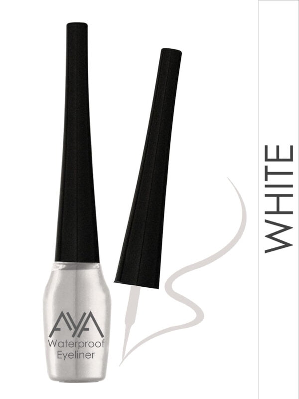 AYA Waterproof Eyeliner, Set of 2 (Brown and White) - Image 3