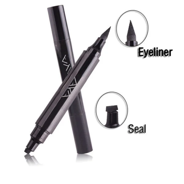 AYA Professional Make Up Magic Eyeliner & Seal Eyeliner, Black (3.5 ml) - Image 3