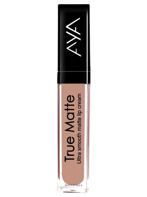 AYA True Matte Liquid Lipstick, Ultra Smooth Matte Lip Cream, 03 Brown Nude, 6ml - Image 3