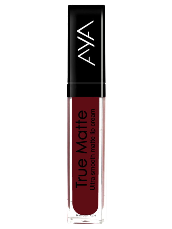 AYA True Matte Liquid Lipstick, Ultra Smooth Matte Lip Cream, 04 Red, 6ml - Image 3