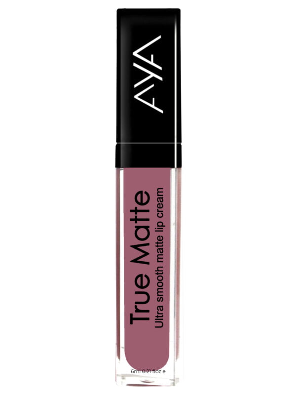 AYA True Matte Liquid Lipstick, Ultra Smooth Matte Lip Cream, 06 Pink Nude, 6ml - Image 3