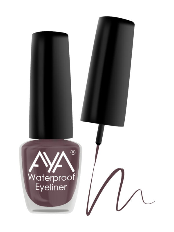 AYA 24 Hrs Long Lasting & Waterproof Eyeliner, Metallic Brown (5 ml) - Image 4