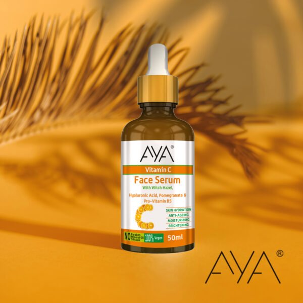 AYA Vitamin C Face Serum (50 ml) | For Skin Hydration, Anti-Ageing, Moisturizing and Brightening | No Paraben, No Silicone, No Mineral Oil | - Image 4