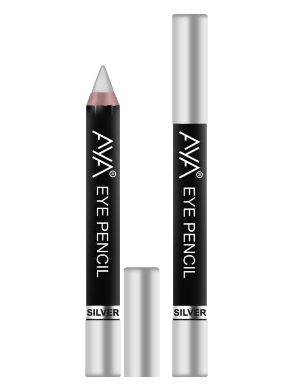 AYA Eye Pencil For Kajal / Eyeliner-Silver - Image 4