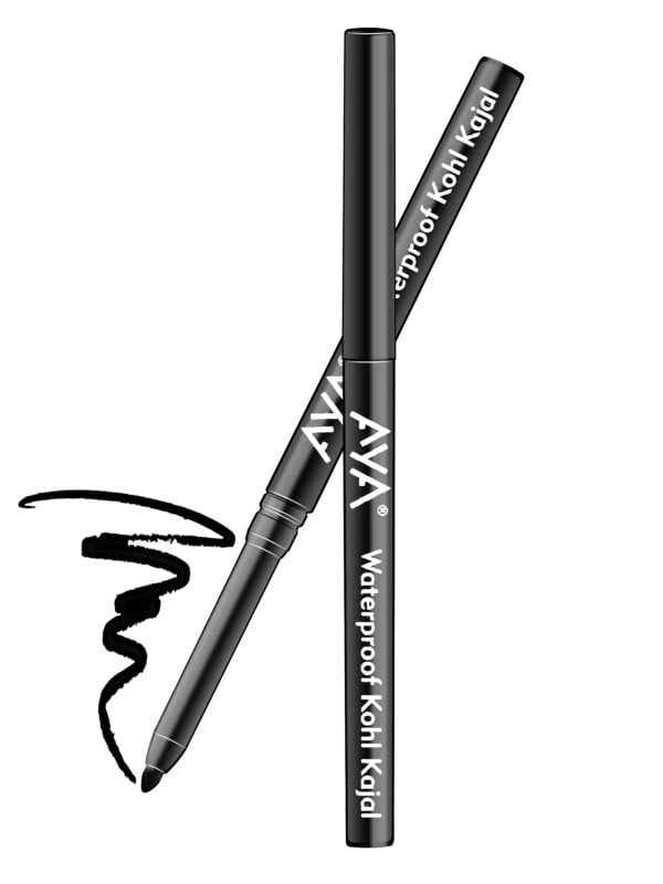 AYA Waterproof Kohl Kajal, Jet Black (0.28 g) - Image 4