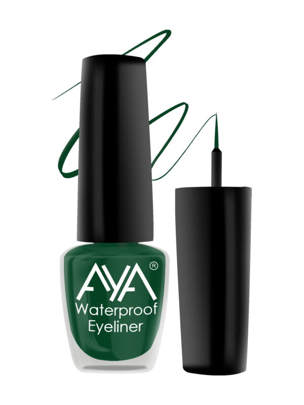 AYA 24 Hrs Long Lasting & Waterproof Eyeliner, Metallic Green (5 ml) - Image 5