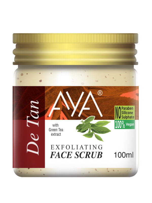 AYA Detan Exfoliating Face Scrub, 100 ml | No Paraben, No Silicone, No Sulphate. - Image 5