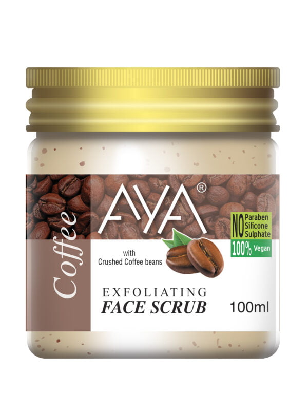 AYA Coffee Exfoliating Face Scrub, 100 ml | No Paraben, No Silicone, No Sulphate. - Image 5