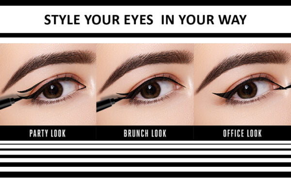 AYA Waterproof Long Lasting Eyeliner, Black, 2ml - Image 7