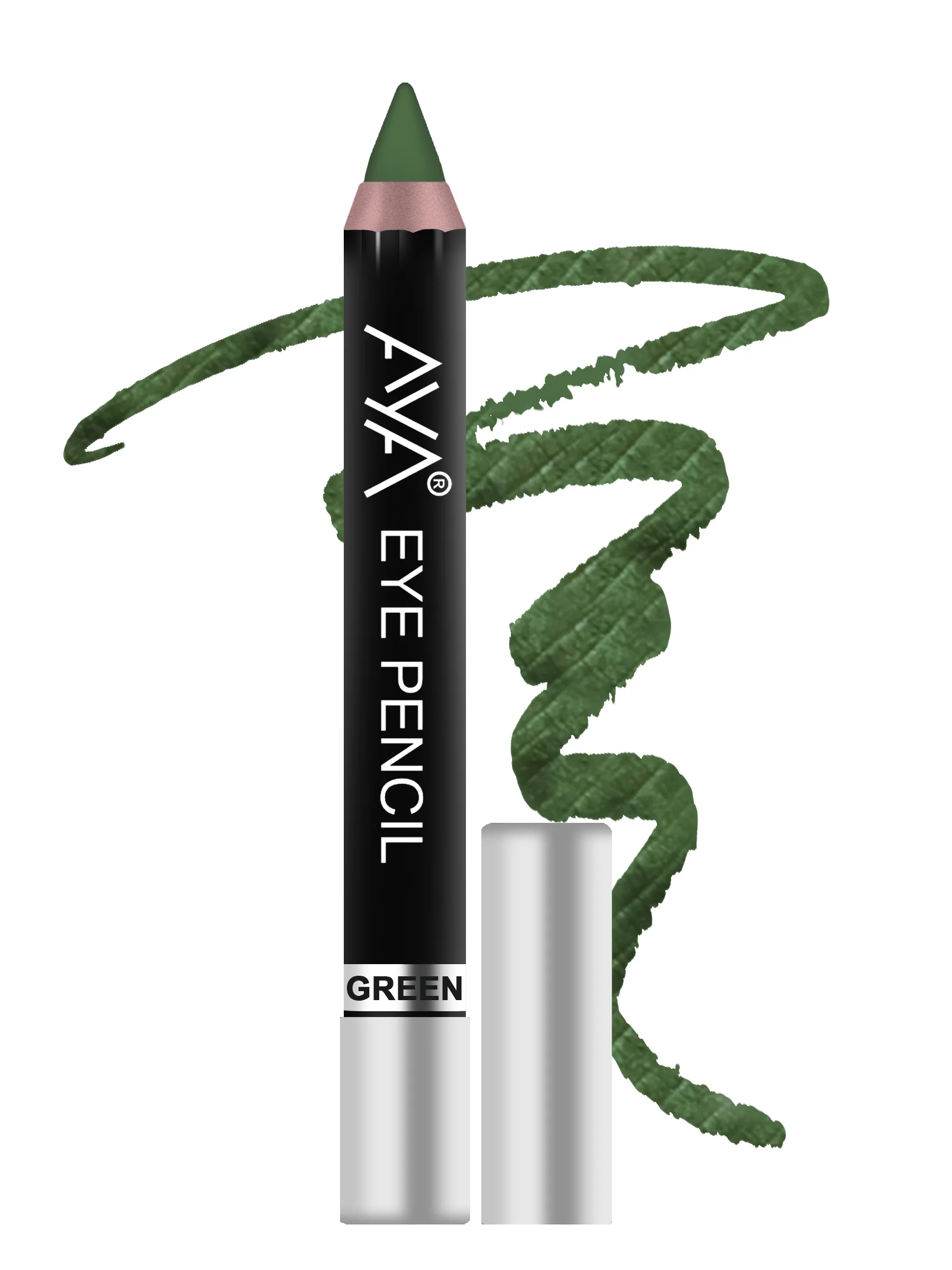 AYA Eye Pencil For Kajal / Eyeliner (Set of 4) - Black, Brown, Green, Blue - Image 5