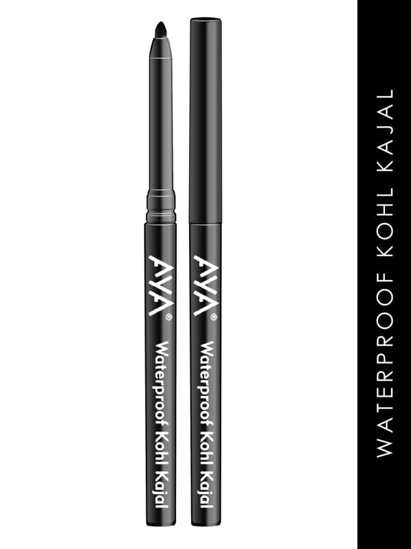 AYA Waterproof Kohl Kajal, Jet Black (0.28 g) - Image 5