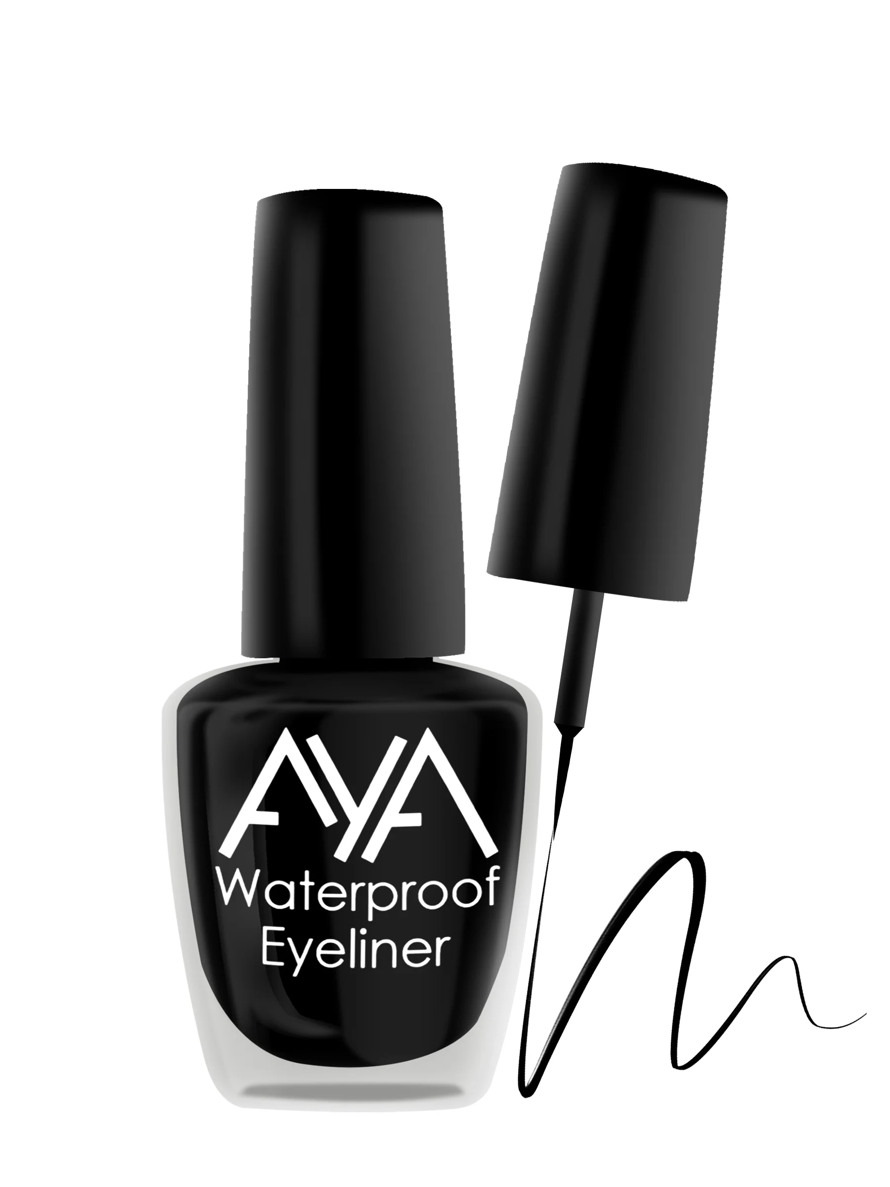 AYA 24 Hrs Long Lasting & Waterproof Eyeliner, Black (5 ml) - Image 5