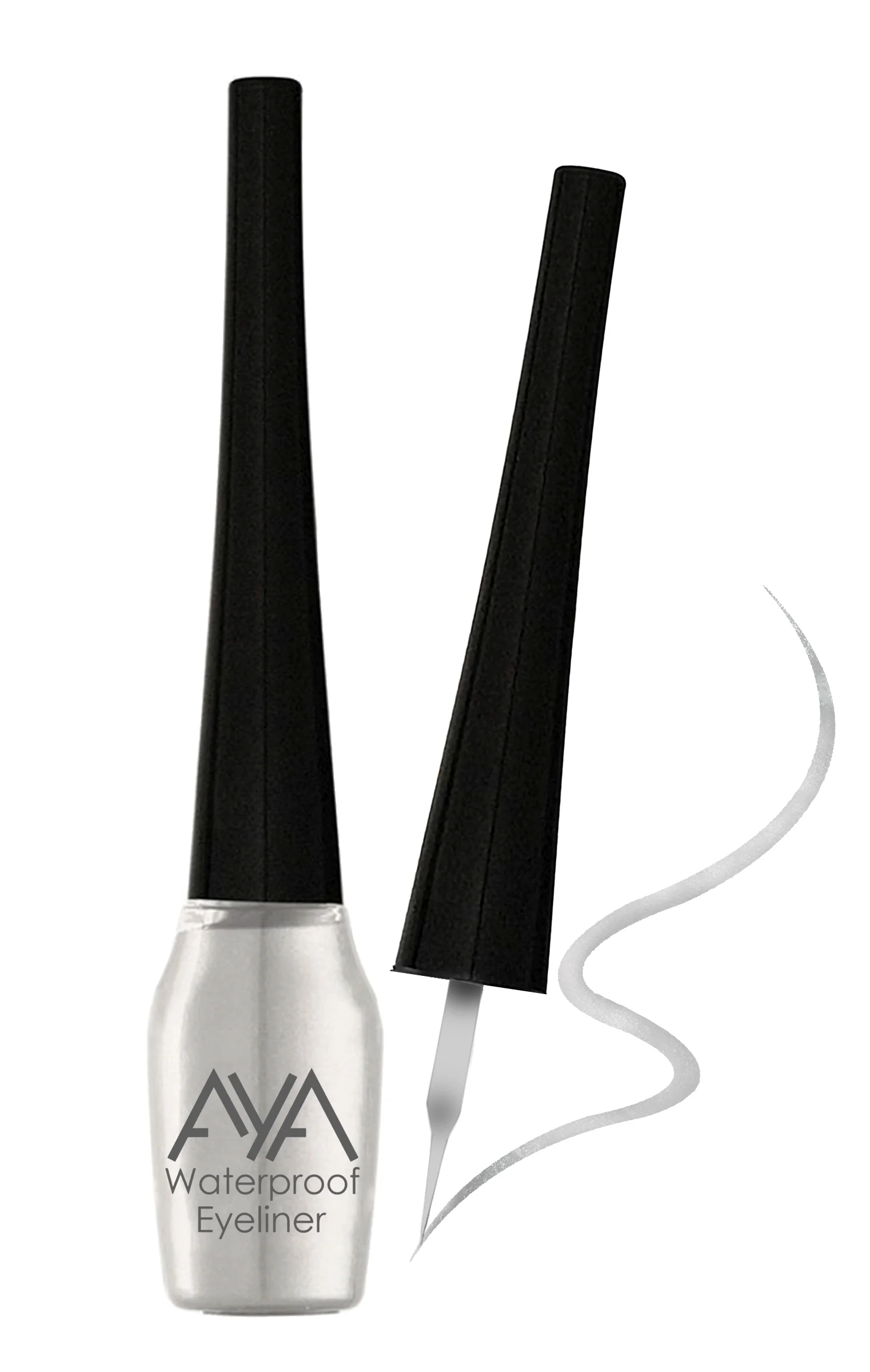 AYA Waterproof Eyeliner, Set of 3 (Golden, Silver, Black) - Image 5