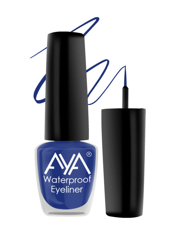 AYA 24 Hrs Long Lasting & Waterproof Eyeliner, Metallic Blue (5 ml) - Image 5