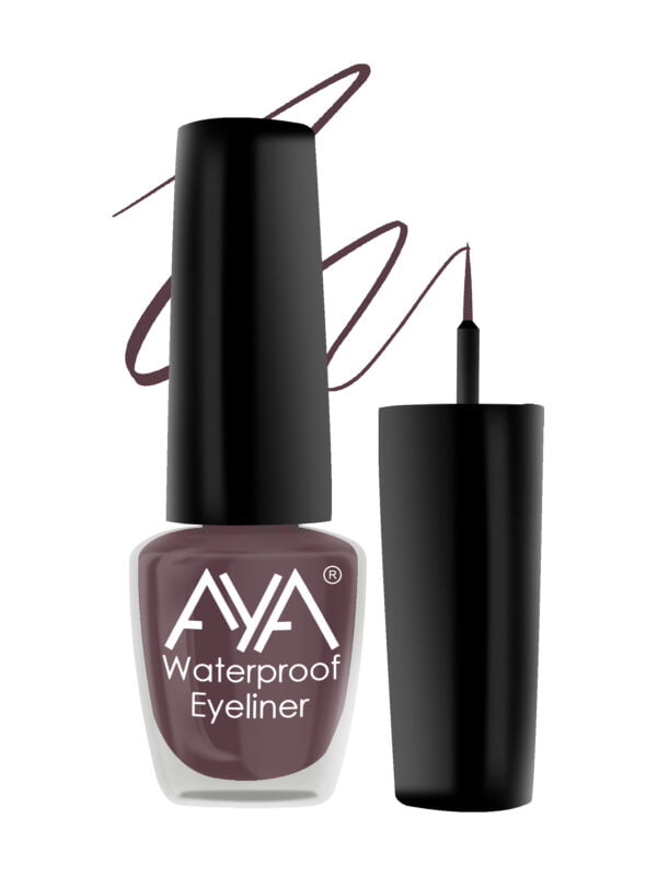 AYA 24 Hrs Long Lasting & Waterproof Eyeliner, Metallic Brown (5 ml) - Image 5