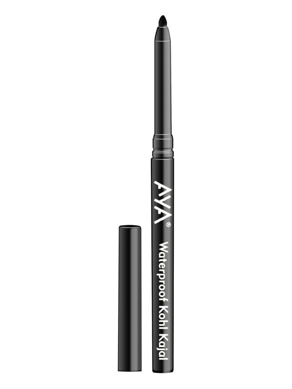 AYA Waterproof Kohl Kajal, Jet Black (0.28 g) - Image 6