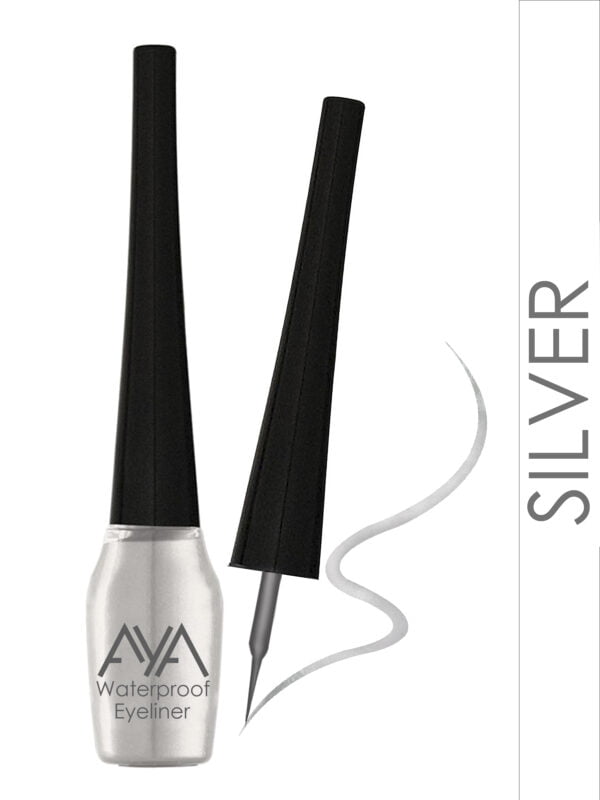 AYA Waterproof Eyeliner, Set of 2 (Silver and Golden) - Image 6