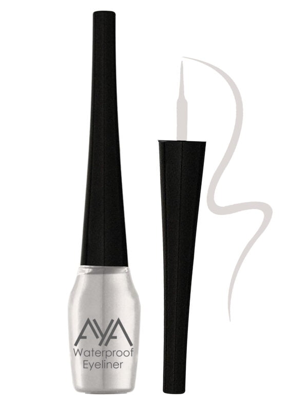 AYA Waterproof Eyeliner, Set of 2 (Brown and White) - Image 6