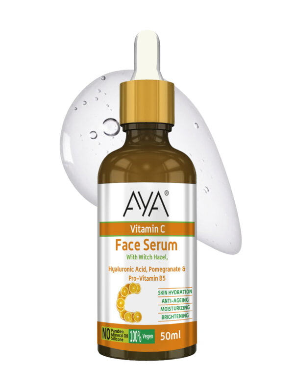AYA Vitamin C Face Serum (50 ml) | For Skin Hydration, Anti-Ageing, Moisturizing and Brightening | No Paraben, No Silicone, No Mineral Oil | - Image 8
