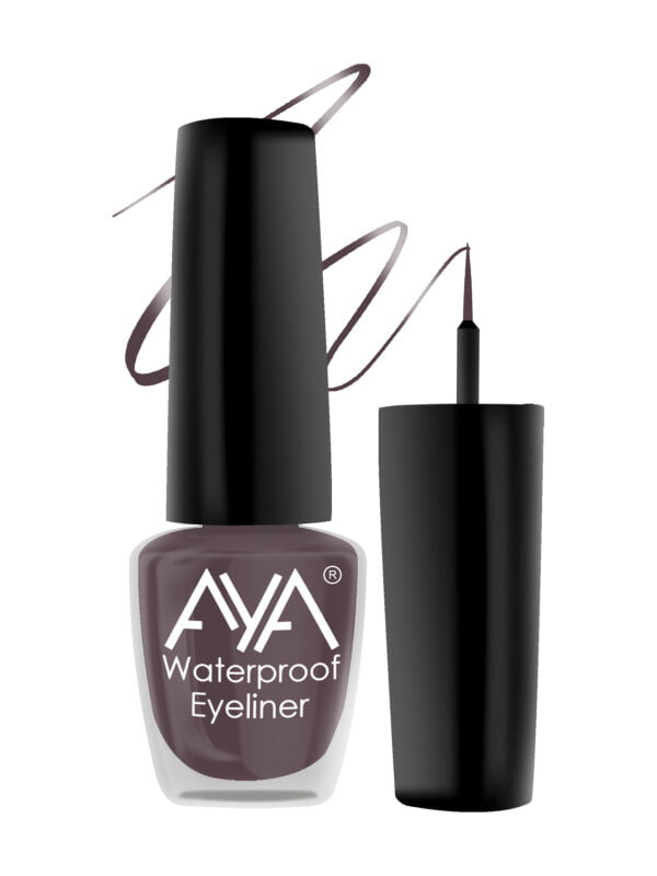 AYA 24 Hrs Long Lasting & Waterproof Eyeliner, Metallic Brown (5 ml) - Image 8