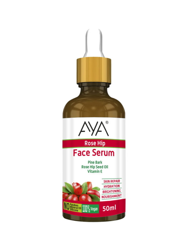 AYA Rosehip Face Serum (50 ml) | Skin Repair, Hydration, Brightening and Nourishment | No Paraben, No Silicone, No Mineral Oil. - Image 6