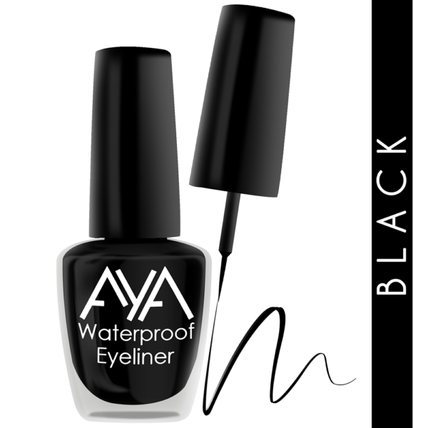 AYA 24 Hrs Long Lasting & Waterproof Eyeliner, Black (5 ml)