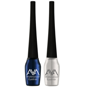 AYA Waterproof Eyeliner, Set of 2 (Blue and White)