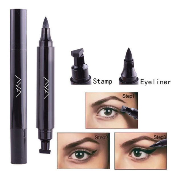 AYA Professional Make Up Magic Eyeliner & Seal Eyeliner, Black (3.5 ml)