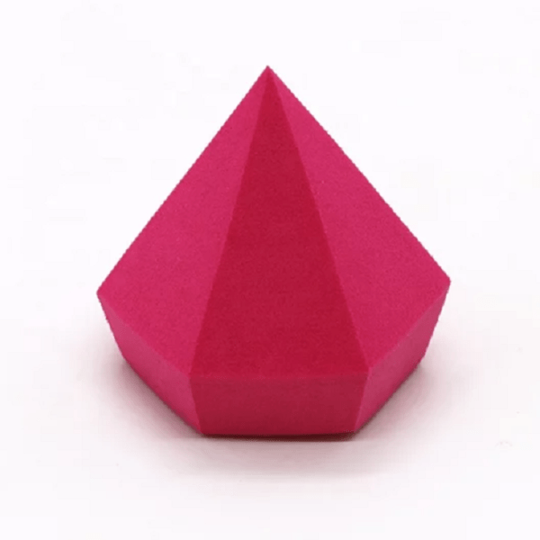 AY Diamond Shape Makeup Sponge Puff (Colour may Vary) - Pack of 1 Piece