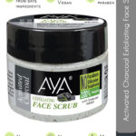 AYA Activated Charcoal Exfoliating Face Scrub, 25ml | No Paraben, No Silicone, No Sulphate.