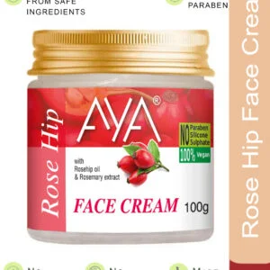 AYA Rosehip Face Cream, 100 g | No Paraben, No Silicone, No Sulphate|