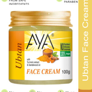 AYA Ubtan Face Cream, 100 g | No Paraben, No Silicone, No Sulphate |
