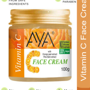 AYA Vitamin C Face Cream, 100 g | No Paraben, No Silicone, No Sulphate |