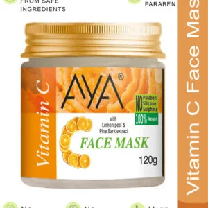 AYA Vitamin C Face Mask, 120 g | No Paraben, No Silicone, No Sulphate |