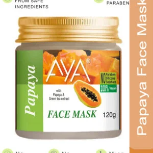 AYA Papaya Face Mask, 120 g | No Paraben, No Silicone, No Sulphate |