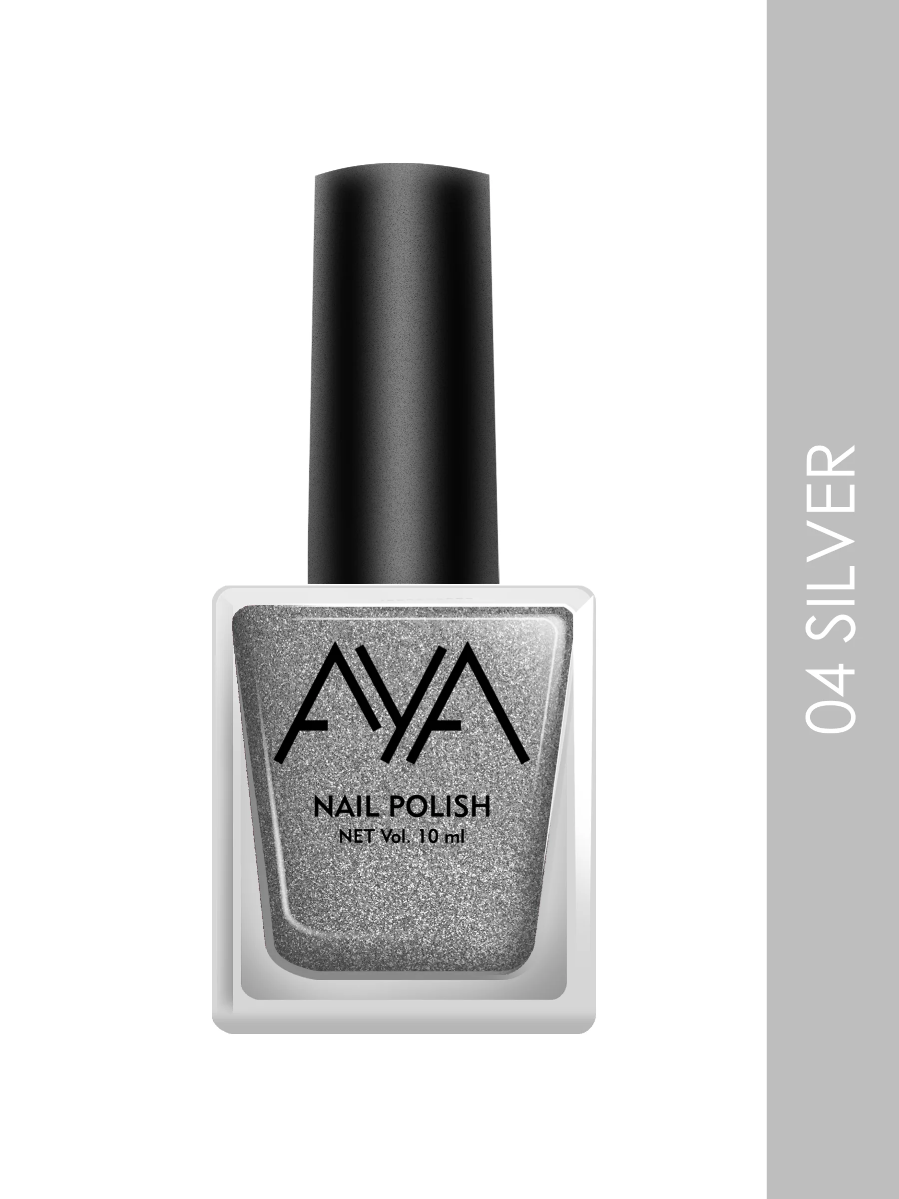 AYA Nail Polish 04 Silver (10 ml)