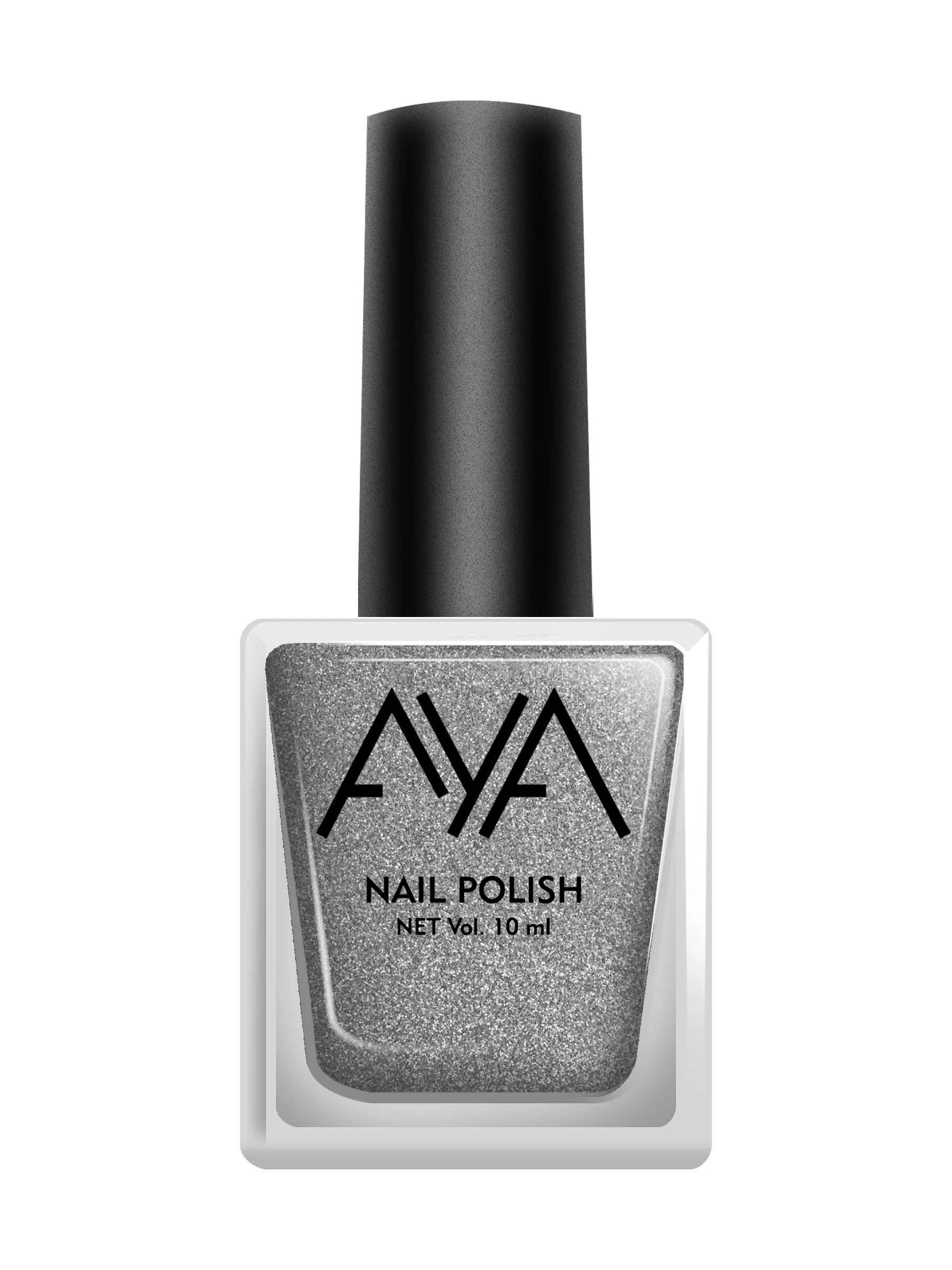 AYA Nail Polish 04 Silver (10 ml) - Image 5